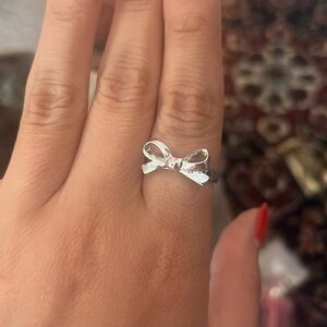 Kate spade NY sterling silver bow ring